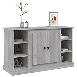 Avis vidaXL Buffet Sonoma gris 100x35,5x60 cm Bois d'ingénierie