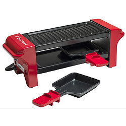 Appareil à raclette 2 personnes 350w + gril noir/rouge - agr102 - BESTRON