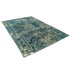 Vidal Tapis de laine 290x191 vert Vintage Royal