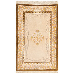 Vidal Tapis de laine 147x94 brun Darya