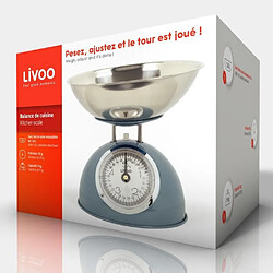 Acheter Livoo Balance de cuisine bleu Avec bol en acier inoxydable de 1.8L design rétro bleu