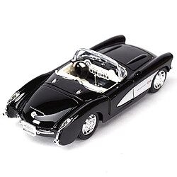 Universal 1: 24 Voiture de sport Moulée sous pression statique Collectible Modèle Voiture Jouet(Le noir)