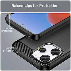 Avis Htdmobiles Coque pour Xiaomi Redmi 12 4G - housse etui silicone gel carbone + verre trempe - NOIR