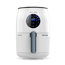 Taurus 973972000 Friteuse 1.5L 1000W 240V Ecran Tactile Numérique Sonnerie de Cuisine Antiadhésif Blanc