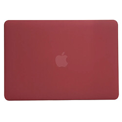 Wewoo Housse Étui rouge pour 2016 Macbook Pro 13.3 pouce A1706 & A1708 Ordinateur Portable Texture Givrée PC Cas de Protection Vent