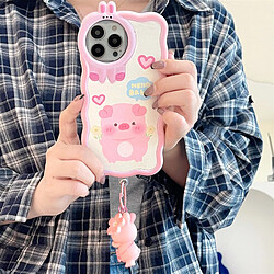 Avis GUPBOO Étui pour iPhone11ProMax Coque de portable fun cochon rose fleur pour femme