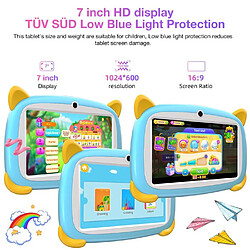 NC Tablette Enfants DOOGEE U7 - Bleu - 7 Pouces IPS HD - Quad Core - 4Go + 32 Go - TÜV SÜD