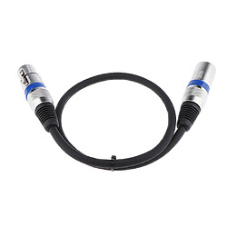 Câble audio XLR 3 broches xlr mâle à femelle xlr microphone mixer haut-parleur pas cher