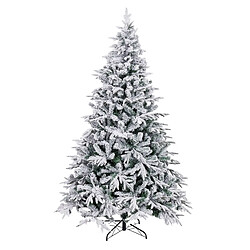 BigBuy Home Sapin de Noël PVC Polyéthylène Enneigé 60 x 60 x 150 cm