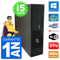 PC Fujitsu Esprimo E910 DT Intel i5-3470 RAM 4Go Disque Dur 2To Windows 10 Wifi - Occasion