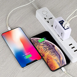 Wewoo Chargeur de voyage pour mural USB 15.5W 5V 3.1A 4 ports USB, prise américaine pas cher