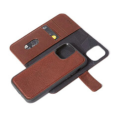 Decoded Étui de Protection pour iPhone 12 Mini Folio Détachable MagSafe Marron pas cher