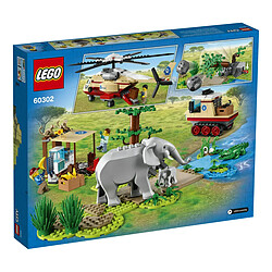 Lego 60302 L'Opération de Sauvetage des Animaux Sauvages Multicolore pas cher