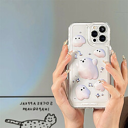 Avis GUPBOO Étui pour iPhone13 Coque souple pour téléphone portable mignon petit dessin animé fantôme