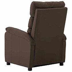 Acheter vidaXL Fauteuil de massage électrique Marron Similicuir