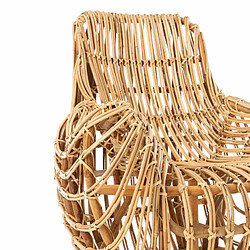 Paris Prix Fauteuil en Rotin Design Ana 100cm Naturel pas cher