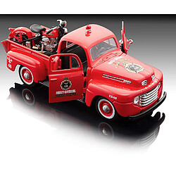 Avis Maisto - 2043058 - Maquette De Voiture - Ford F-1 Pickup '48 + El Knucklehead '36 - Rouge - Echelle 1/24