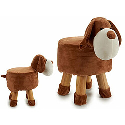 Tabouret pour enfants en forme de chien 40X29X37cm+GIFTDECOR pas cher