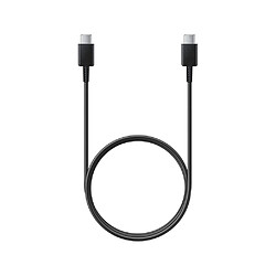 Samsung Câble USB-C vers USB-C 3A Charge 25W et Synchronisation 1,2m Noir