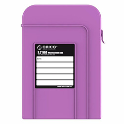 Wewoo Boîtier disque dur Violet PHI-35 3.5 pouces SATA HDD Case Protéger la boîte de couverture