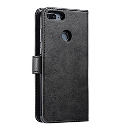 Avis Wewoo Housse Coque Pour Huawei P Smart GUSSIM Business Style Étui en cuir à rabat horizontal avec support et fentes cartes et portefeuille noir