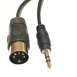 Wewoo Câble adaptateur audio jack stéréo à jack 5 broches 3,5 mm stéréo, longueur de câble: 1,5 m