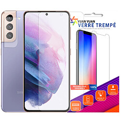 Verre trempé pour Samsung Galaxy S21 Plus + Verre Trempé Camera Arrière Protecteur- 9H Film Protection en Verre Trempé - Visiodirect -