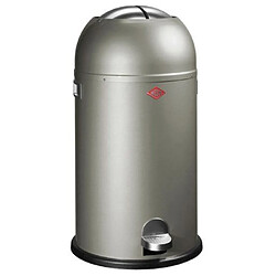 Wesco Poubelle Kickmaster 33 L Argent