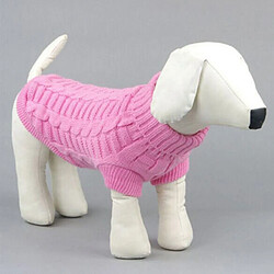 Wewoo Pull de chien de couleur unie très élastique Teddy Dog ClothesTaille S Rose