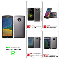 Cadorabo Verre trempé Motorola MOTO G5 Film Protection