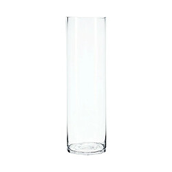 Vase Cylindrique 50cm Transparent