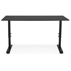 Acheter Alterego Bureau réglable en hauteur 'OSMOSE' noir - 160x80 cm