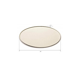 Sdg Usa Assiette Plate Pizza Pulpe de Cellulose 32,5 cm - SDG - Lot de 200 - Pulpe de cellulose