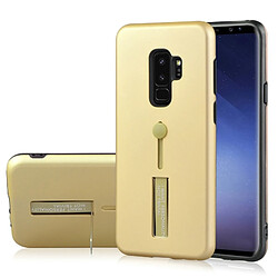 Wewoo Coque renforcée or pour Samsung Galaxy S9 + TPU + PC givré antichoc étui de protection avec support, petite quantité recommandé avant Galaxy S9 + lancement