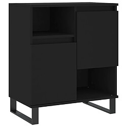 Acheter vidaXL Buffets 3 pcs noir bois d'ingénierie