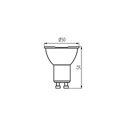 Kanlux Spot LED 4,5W GU10 PAR16 420lm (40W) - Blanc du Jour 6500K