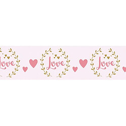 Rayher Washi Tape Love sur fond blanc - 15 m x 3 cm