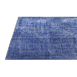 Acheter Vidal Tapis de laine 203x104 Bleu Ultra Vintage