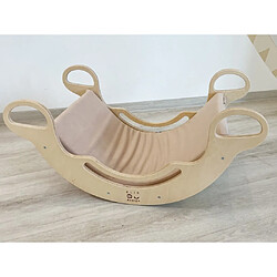 Elis Design Housse textile pour Rocker Montessori- Avec élasthanne - beige