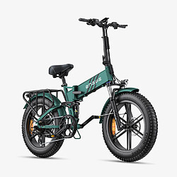 Vélo Électrique Pliant Engwe Engine Pro 2.0 - Pneus 20 Pouces 750W Moteur 52V16Ah Batterie Autonomie 110KM - Vert