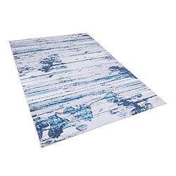 Beliani Tapis bleu 140 x 200 cm BURDUR