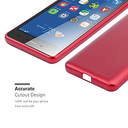 Cadorabo Coque ZTE Blade L7 Etui en Rouge pas cher