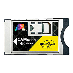 HE MODULE CAM 4K TIVUSAT ET CARTE 4K UHD