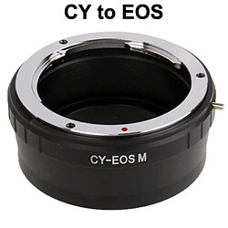 Wewoo Pour objectif Noir Lentille Contax CY vers Canon EOS M Bague de montage