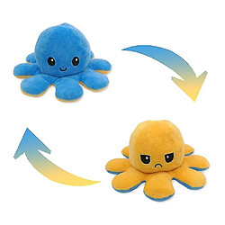 Universal Conception de poulpe, peluche réversible et poupée en peluche Toyyellow + bleu