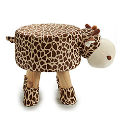 TABOURET ENFANT GIRAFE REPOSE PIEDS TABOURET REMBOURRE POUF REMBOURRE Découvrez le Tabouret Enfant Girafe Repose Pieds Tabouret Rembourré Pouf Rembourré Pour une Décoration Ludique et Confortable 42X29X30CM+GIFTDECOR