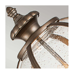 Avis Elstead Lighting Lampe sur pied extérieur Kichler Aluminium,laiton,verre grainé transparent Bronze bruni