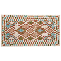 Beliani Tapis en laine 80 x 150 cm multicolore ERMENEK