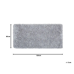 Beliani Tapis gris clair 80 x 150 cm CIDE