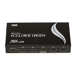 Kalea-Informatique SWITCH HDMI 1.4B 5 ENTREES VERS 1 SORTIE - BOITIER METAL - AVEC TELECOMMANDE Boitier Métal